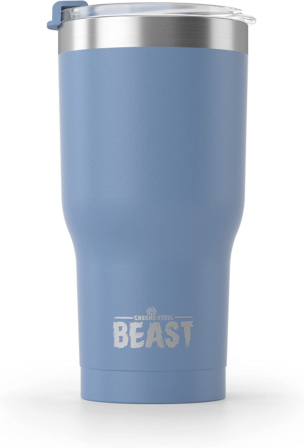 Edelstahl Thermobecher 550 ml, Vakuumisoliert, Doppelwandig, Wiederverwendbar, Mit 2 Strohhalmen & Reinigungsbürste, Reisebecher für Heiß- & Kaltgetränke